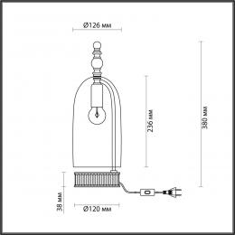 Настольная лампа Odeon Light Bell 4882/1T  - 2 купить